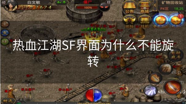 热血江湖SF界面为什么不能旋转