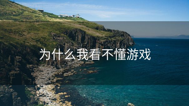 为什么我看不懂游戏