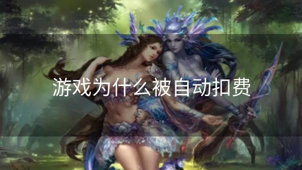游戏为什么被自动扣费 游戏为什么被自动扣费