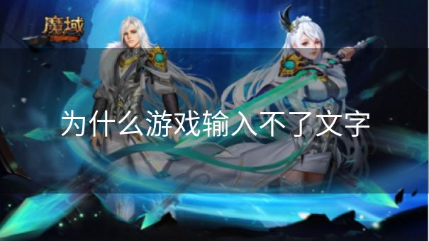 为什么游戏输入不了文字