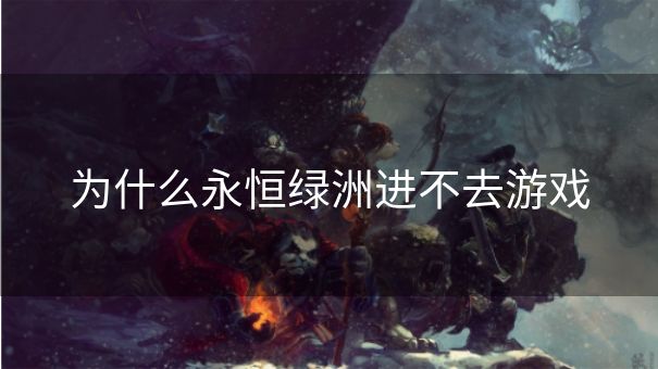 为什么永恒绿洲进不去游戏