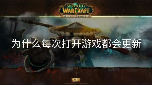 为什么每次打开游戏都会更新