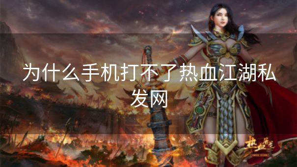 为什么手机打不了热血江湖私发网