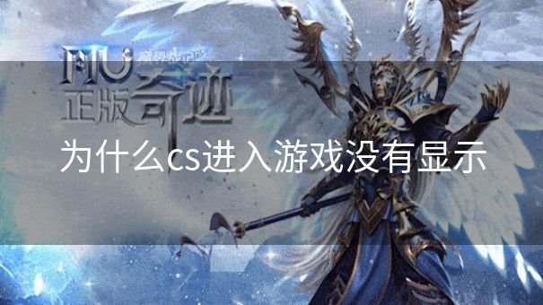 为什么cs进入游戏没有显示