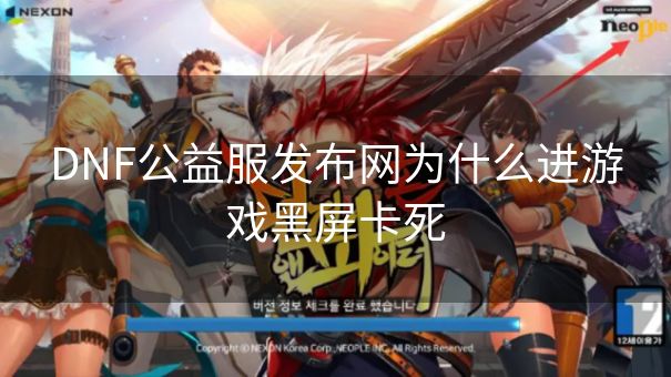 DNF公益服发布网为什么进游戏黑屏卡死