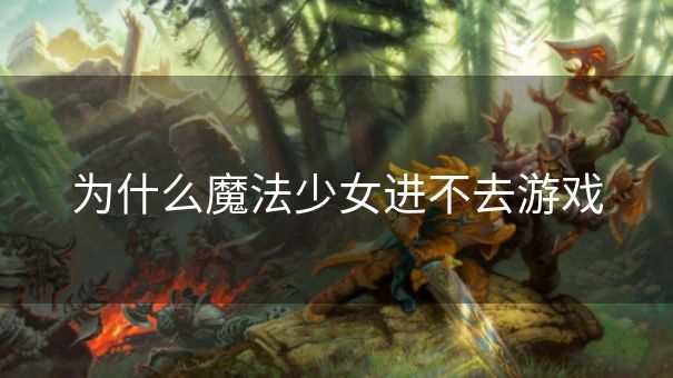 为什么魔法少女进不去游戏