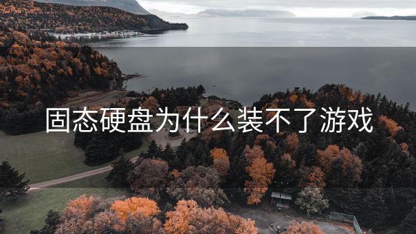 固态硬盘为什么装不了游戏