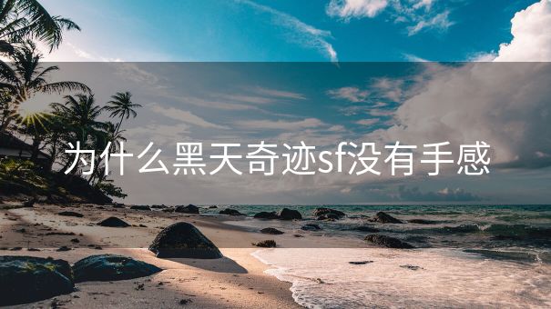 为什么黑天奇迹sf没有手感 为什么黑天奇迹sf没有手感