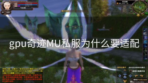 gpu奇迹MU私服为什么要适配