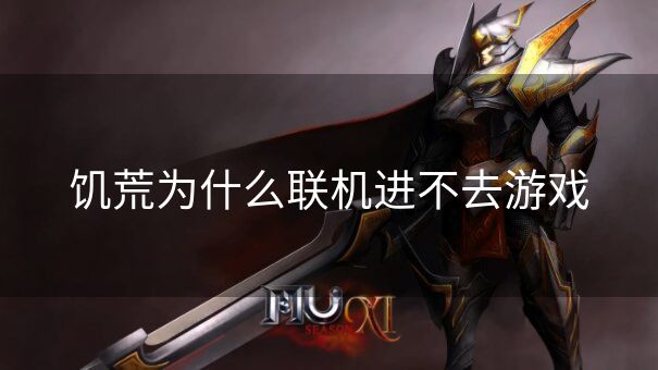 饥荒为什么联机进不去游戏