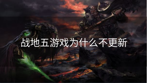 战地五游戏为什么不更新