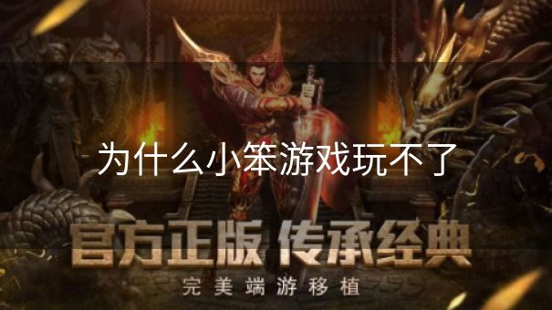 为什么小笨游戏玩不了