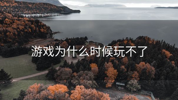 游戏为什么时候玩不了