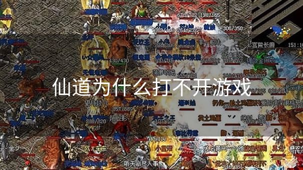 仙道为什么打不开游戏