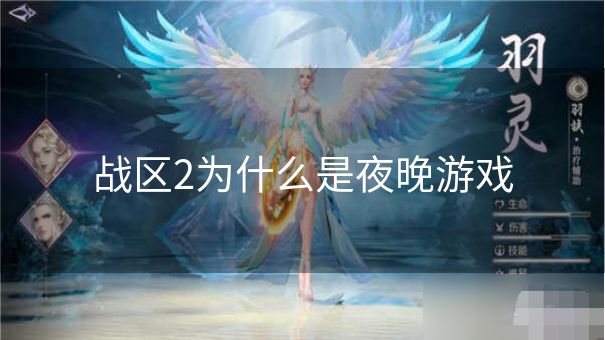 战区2为什么是夜晚游戏