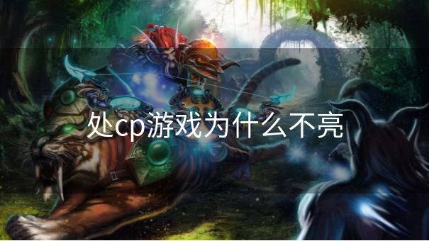 处cp游戏为什么不亮 处cp游戏为什么不亮
