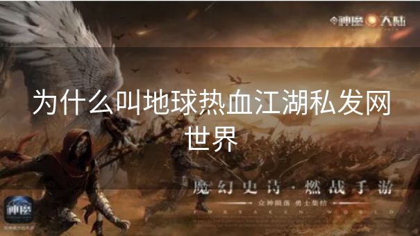 为什么叫地球热血江湖私发网世界