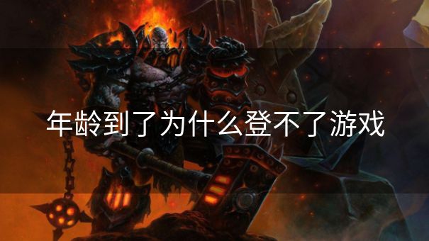 年龄到了为什么登不了游戏
