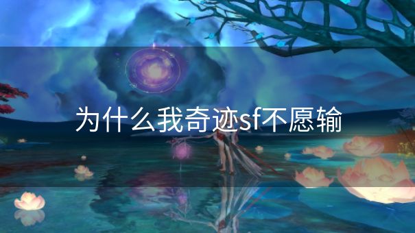 为什么我奇迹sf不愿输