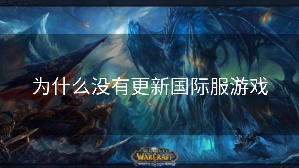 为什么没有更新国际服游戏