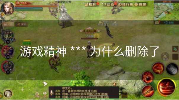游戏精神 *** 为什么删除了