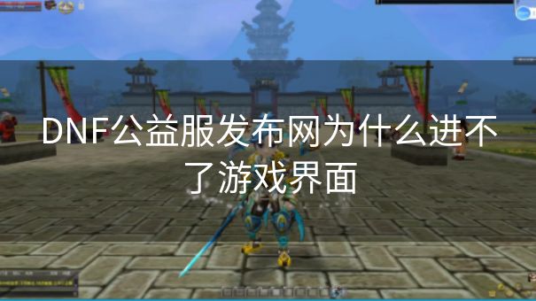 DNF公益服发布网为什么进不了游戏界面