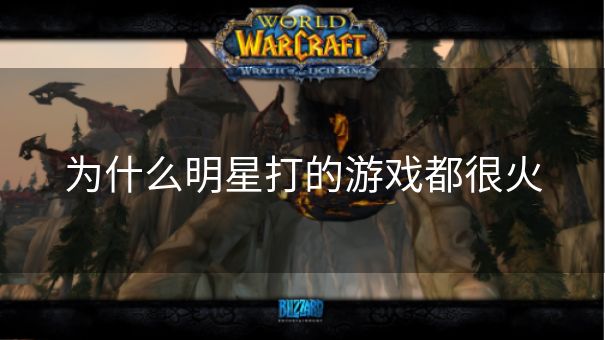 为什么明星打的游戏都很火