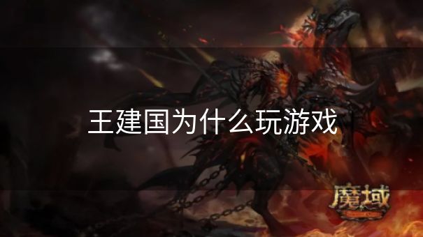 王建国为什么玩游戏
