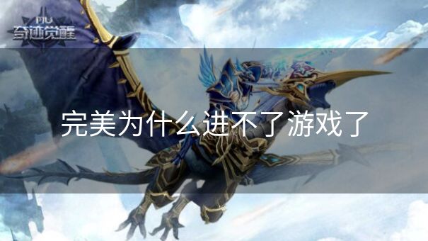 完美为什么进不了游戏了