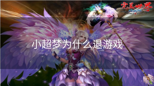 小超梦为什么退游戏