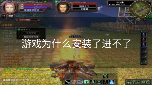 游戏为什么安装了进不了