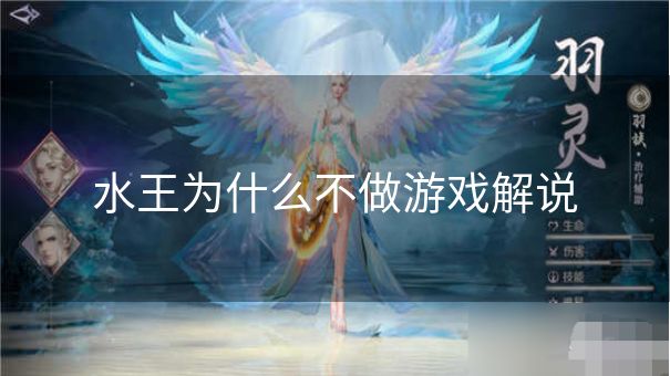 水王为什么不做游戏解说 水王为什么不做游戏解说