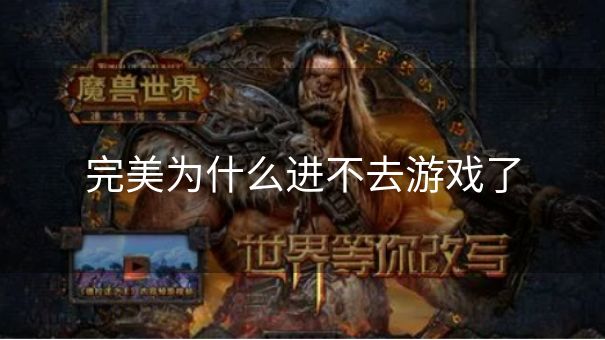 完美为什么进不去游戏了