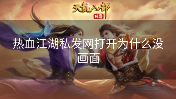 热血江湖私发网打开为什么没画面