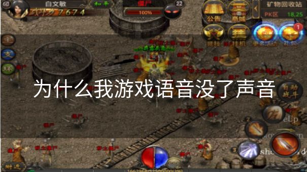 为什么我游戏语音没了声音