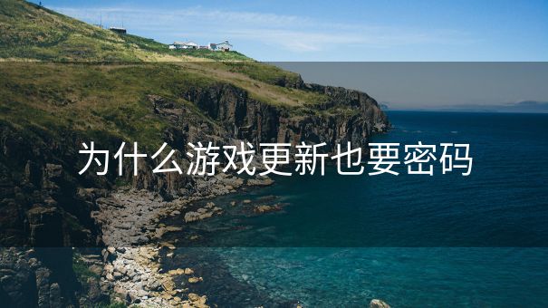 为什么游戏更新也要密码