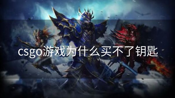 csgo游戏为什么买不了钥匙