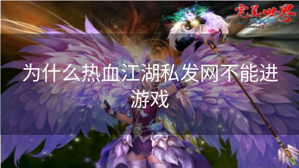 为什么热血江湖私发网不能进游戏