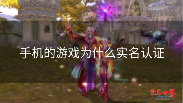 手机的游戏为什么实名认证