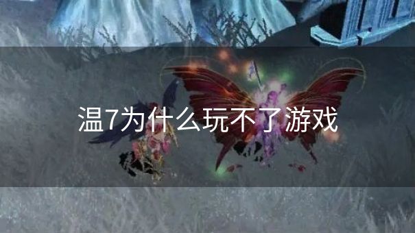 温7为什么玩不了游戏