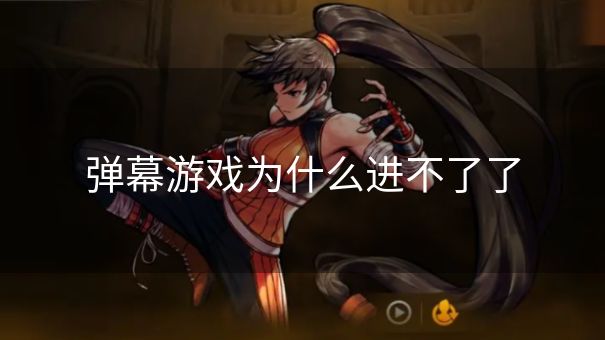 弹幕游戏为什么进不了了