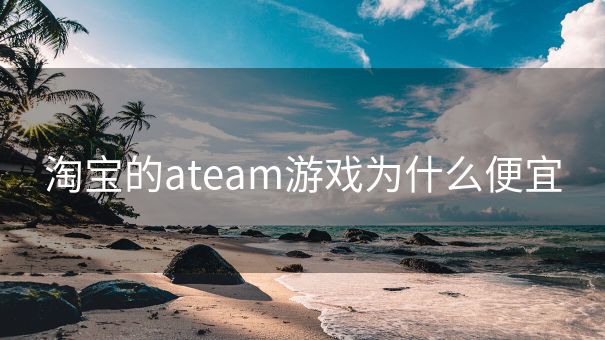 淘宝的ateam游戏为什么便宜