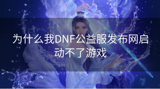 为什么我DNF公益服发布网启动不了游戏