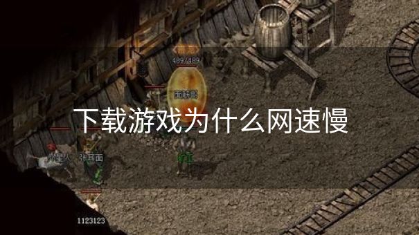 下载游戏为什么网速慢