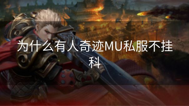 为什么有人奇迹MU私服不挂科