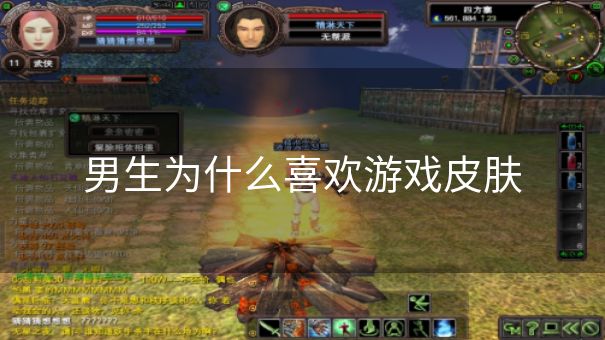 男生为什么喜欢游戏皮肤
